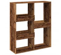 (old wood, 100 x 33 x 115 cm) vidaXL Book Cabinet/Room Divider Bookcase Storage Cabinet Bookshelf Old Wood