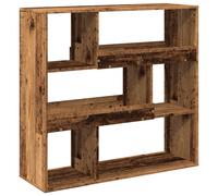 (old wood, 100 x 33 x 94.5 cm) vidaXL Book Cabinet/Room Divider Bookcase Storage Rack Bookshelf