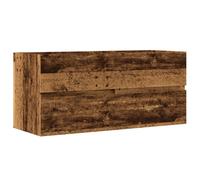 Sink Cabinet Bathroom Vanity Unit Wall Storage Cupboard Engineered Wood vidaXL