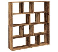 (old wood, 132 x 29 x 141.5 cm) vidaXL Book Cabinet Bookcase Storage Shelf Bookshelf Book Rack Engineered Wood