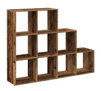 (old wood, 137,5 x 29 x 103,5 cm) vidaXL Room Divider Bookcase Storage Shelf Book Rack Bookshelf Engineered Wood