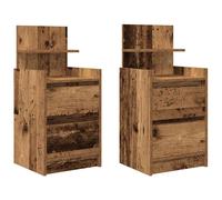 Bedside Table Nightstand Bed Cabinet Bed Table Side Table For Bedroom vidaXL