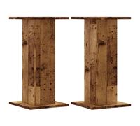 (old wood, 30 x 30 x 60 cm) vidaXL Speaker Stands Living Room Speaker Floor Stand 2 pcs Engineered Wood
