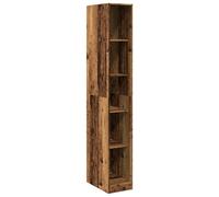 (old wood, 30 x 50 x 200 cm/ 4 shelves piece) vidaXL Wardrobe Clothing Storage Hanger Clothes Cabinet Closet Engineered Wood