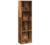 vidaXL Bookcase Old Wood 40x24x143 cm Engineered Wood