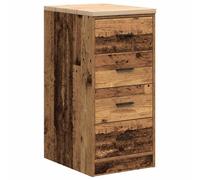 (old wood, 40 x 51 x 85 cm) vidaXL Garage Storage Cabinet Smoked Oak 30x51x85 cm Solid Wood Pine cabinet