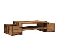 (old wood, 70 x 27 x 15 cm) vidaXL Monitor Stand with Storage Monitor Stand Display Stand Engineered Wood