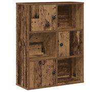 vidaXL Bookcase Old Wood 60x24x76.5 cm Engineered Wood