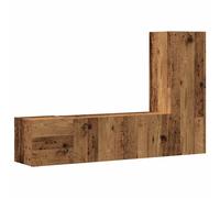 (old wood, 80 cm) vidaXL TV Cabinet Set 5 Piece Chipboard TV Stand Multi Colours Multi Sizes