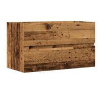 vidaXL Sink Cabinet Old Wood 90x38.5x45 cm Engineered Wood