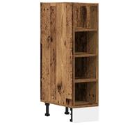 (old wood, corner bottom cabinet) vidaXL Bottom Cabinet Grey Engineered Wood Cupboard Sideboard Storage Cabinet