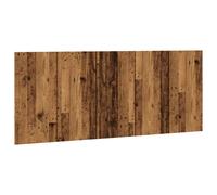 Headboard Old Wood 200 cm Wall-Mounted Slim Engineered Wood 80 cm H Rustic Style