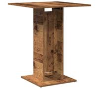 (old wood) vidaXL Bistro Table Bar Pub Table Patio Outdoor Dining Table Engineered Wood