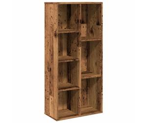 (old wood) vidaXL Book Cabinet Highboard Book Rack Display Storage Shelf Engineered wood