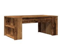 vidaXL Coffee Table Old Wood 102x55x42 cm Engineered Wood - Brown, Brown