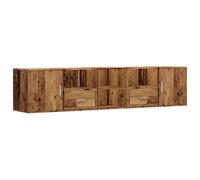 Corner Cabinet Old Wood 200x40x45 cm Engineered Wood