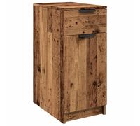 (old wood) vidaXL Desk Cabinet Desk Cupboard Home Office Storage Cabinet Engineered Wood