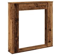 vidaXL Fireplace Surround Old Wood 100x20x100 cm Engineered Wood