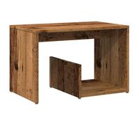 (old wood) vidaXL Side Table Engineered Wood Magazine Rack Couch Table Multi Colours