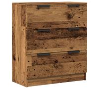(old wood) vidaXL Sideboard Console Cabinet Storage Cupboard Highboard Engineered Wood