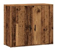 Wooden Sideboard Cabinet Cupboard Storage Buffet Unit w/ Compartments & 2 Doors