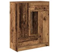 (old wood) vidaXL Sideboard with Drawers and Doors Brown Oak 73x31x90 cm storage cabinet
