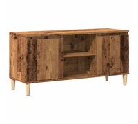 (old wood) vidaXL Solid Wood TV Cabinet & Legs Sideboard TV Stand Unit Multi Colours