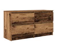 vidaXL TV Cabinet Old Wood 100x35x54 cm Engineered Wood
