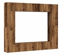 Wall Mounted TV cabinets 8 pcs Old Wood Engineered Wood