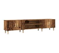 vidaXL TV Cabinet Old Wood 180x31.5x40 cm Engineered Wood - Brown, Brown