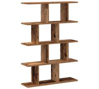 (old wood) vidaXL Wall Cube Shelf 12 Compartments Storage Floating Shelf Engineered Wood