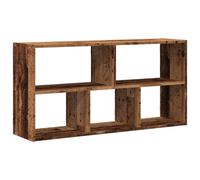 vidaXL Wall Shelf Old Wood 100x25x50 cm Engineered Wood