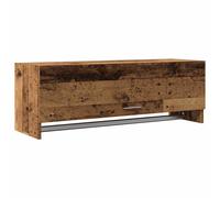 vidaXL Wardrobe Old Wood 100x32.5x35 cm Engineered Wood