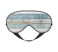Old Wooden Board Sleep Mask Night's Sleep Soft Eye Mask Adjustable Strap Works Nap Position Sleeping Aid