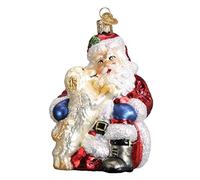 Old World Christmas Assortment of Santas Glass Blown Ornaments for Christmas Tree Puppy Love
