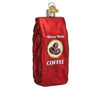 Old World Christmas Bag Of Coffee Beans Glass Ornament FREE BOX 32387 New