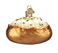 Old World Christmas Baked Potato Glass Blown Ornament for Christmas Tree, Handcrafted Holiday Decoration, Food Collection