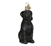 Old World Christmas Black Labrador Dog Collection Glass Blown Ornaments for Christmas Tree