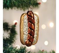 Old World Christmas Bratwurst Sandwich Glass Hanging Ornament