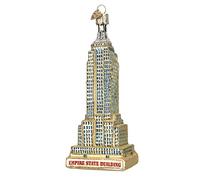 Old World Christmas Cities, Places and Landmarks Glass Blown Ornaments for Christmas Tree Empire State