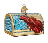 Old World Christmas Crab Glass Blown Ornaments for Christmas Tree Lobster Trap