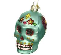 Old World Christmas Day Of The Dead Glass Blown Ornament for Christmas Tree