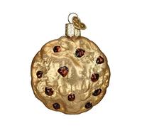 Old World Christmas Desserts, Cakes and Pies Glass Blown Ornaments for Christmas Tree,Chocolate Chip Cookie