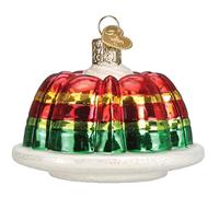 Old World Christmas Festive Gelatin Mold Glass Blown Ornament for Christmas Tree