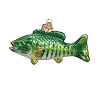 Old World Christmas Fish Collection Glass Blown Ornaments for Christmas Tree Smallmouth Bass