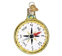 Old World Christmas Fisherman Collection Glass Blown Ornaments for Christmas Tree Compass