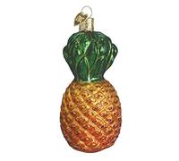 Old World Christmas Fruit Selection Glass Blown Ornaments for Christmas Tree, Pineapple