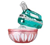 Old World Christmas Glass Blown Ornament Hand Mixer (32294)