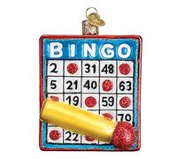 Old-World Christmas Glass Blown Ornament with S-Hook and Gift Box, Toy and Hobby Collection (Bingo, 44137)
