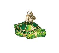 Old World Christmas Glass Blown Ornaments for Christmas Tree Small Turtle